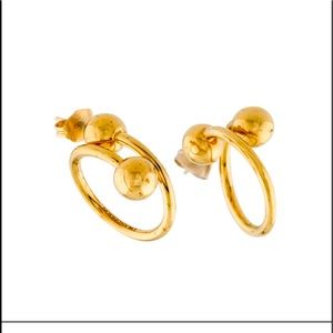 JW Anderson twisted hoop earrings